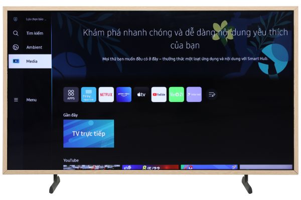 Smart Tivi Khung Tranh The Frame QLED Samsung 4K 55 inch 55LS03B (QA55LS03B)