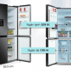 Tủ lạnh Samsung Inverter 488 lít Multi Door RF48A4010B4/SV - Hình ảnh 2
