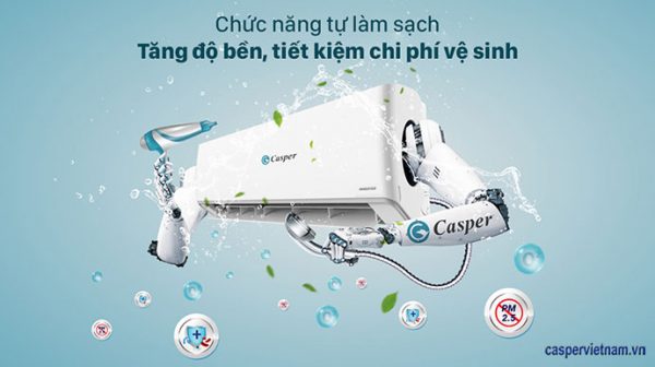 Máy lạnh Casper Inverter 2 HP GC-18IS33 - Hình ảnh 3