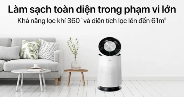 Máy lọc không khí LG Puricare 1 tầng Safe Plus AS65GDWH0 - Hình ảnh 4