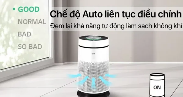 Máy lọc không khí LG Puricare 1 tầng Safe Plus AS65GDWH0 - Hình ảnh 6