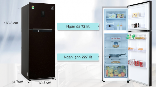 Tủ lạnh Samsung Inverter 299 lít RT29K5532BY/SV - Hình ảnh 3