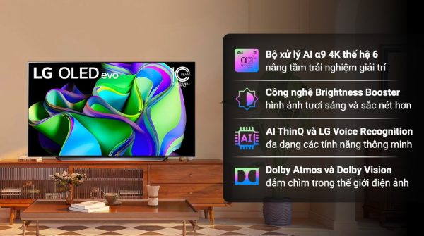 Smart Tivi OLED LG 4K 83 inch 83C3PSA - Hình ảnh 2