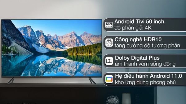 Android Tivi Casper 4K 50 inch 50UGA610 - Hình ảnh 2